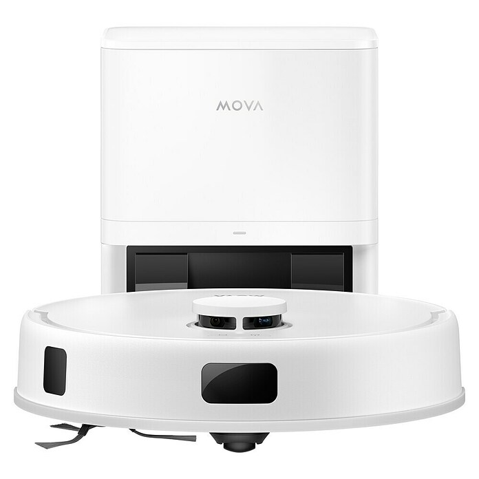 Mova Robot aspirador con mopa E20 Plus (Potencia de aspiración: 5.000 Pa, Duración de la batería: 260 min, Capacidad del robot: 330 ml) | BAUHAUS
