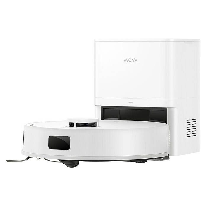 Mova Robot aspirador con mopa E20 Plus (Potencia de aspiración: 5.000 Pa, Duración de la batería: 260 min, Capacidad del robot: 330 ml) | BAUHAUS