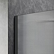 Camargue Duschwand Gunmetal Wave Walk-In (B x H: 90 x 200 cm, Beschichtet, Gunmetal, Wellenglas) | BAUHAUS