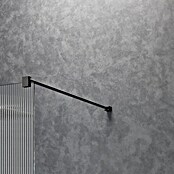 Camargue Duschwand Gunmetal Wave Walk-In (B x H: 90 x 200 cm, Beschichtet, Gunmetal, Wellenglas) | BAUHAUS