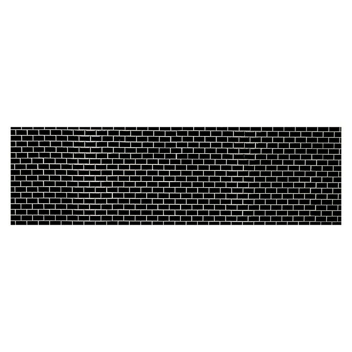 Mozaik pločica Brick Bond Diamond CBB 108  (30 x 30 cm, Crne boje, Sjaj) | BAUHAUS