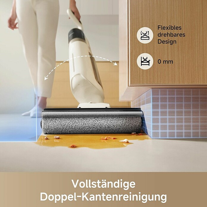 Mova Aspirador en seco y húmedo de batería K30 Mix (Potencia de aspiración: 18.000 Pa, Duración de la batería: 30 min - 50 min, Volumen del depósito de agua: 0,6 l) | BAUHAUS