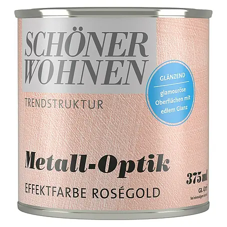 SCHÖNER WOHNEN-Farbe Trendstruktur Farbeffektputz Metall-Optik Effektfarbe