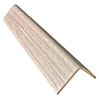Rufete Canto de PVC adhesivo Roble gris (260 cm x 25 mm x 2,6 m)