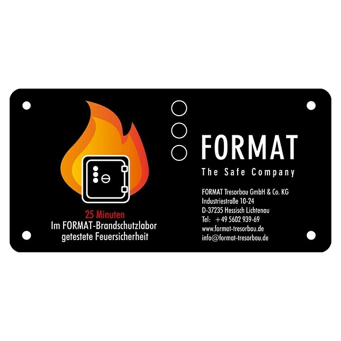 Format Cassaforte con protezione antincendio Fire Safe Light