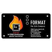 Format Feuerschutztresor Fire Safe Light (L x B x H: 33,5 x 46 x 45,2 cm, Zahlenschloss elektronisch, 20 l)