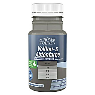 SCHÖNER WOHNEN-Farbe Vollton- & Abtönfarbe (Grau, 125 ml, Matt)