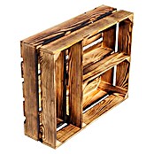 Holzregal Traute (B x H: 16 x 40 cm, Holz, Braun)