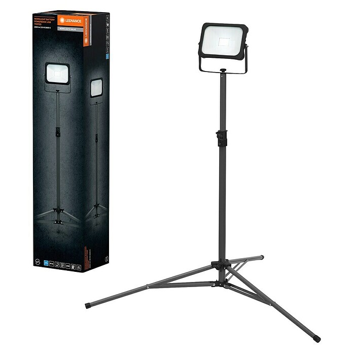 Ledvance LED Baustrahler Tripod (20 W, 2 000 lm, 6 500 K, 1 070 x 920 x 1 550 mm, IP54) | BAUHAUS