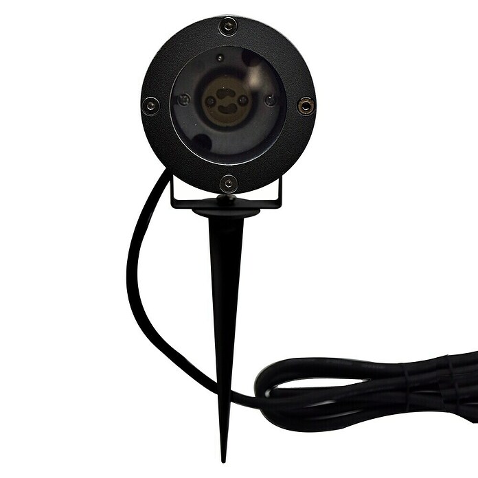 Starlux Splash Foco de jardín LED Splash (1 luz, 3 W, Negro, Estaca)