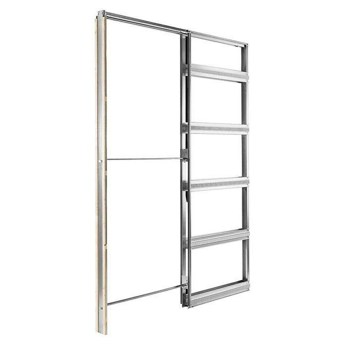 Eclisse Estructura de puerta corredera para pared de placa de yeso laminado (An x Al: 94 x 211 cm, Acero) | BAUHAUS