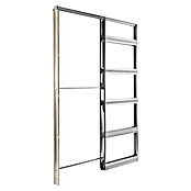 Eclisse Estructura de puerta corredera para pared de placa de yeso laminado (An x Al: 94 x 211 cm, Acero) | BAUHAUS
