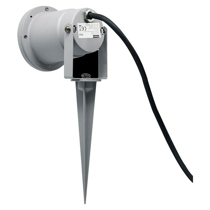 Starlux Splash Foco de jardín LED (1 luz, 3 W, Plateado, Estaca)