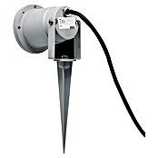 Starlux Splash Foco de jardín LED (1 luz, 3 W, Plateado, Estaca)