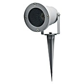 Starlux Splash Foco de jardín LED (1 luz, 3 W, Plateado, Estaca)