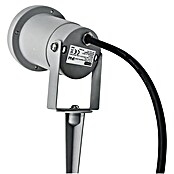 Starlux Splash Foco de jardín LED (1 luz, 3 W, Plateado, Estaca)