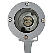 Starlux Splash Foco de jardín LED (1 luz, 3 W, Plateado, Estaca)