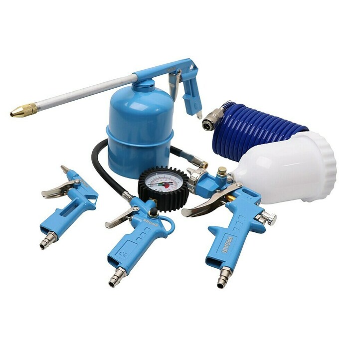 Proair Set pnevmatskih orodij  (5 -del.) | 2594 - Druckluftwerkzeuge mechanisch | BCDG - Zubehör Druckluft | BCD - Maschinenzubehör | BC - Maschinenzubehör | B - Werkz/Masch/Maschzubeh/Auto | BAUHAUS