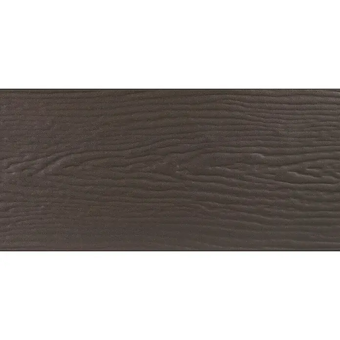 Kovalex WPC-Terrassendiele Massiv mit Struktur nach Maß - Schokobraun, 440 x 14,5 x 2 cm - Nahaufnahme von stilvollen, braunen Terrassendielen mit einer ansprechenden Holzmaserung, die eine warme und einladende Atmosphäre schafft.
