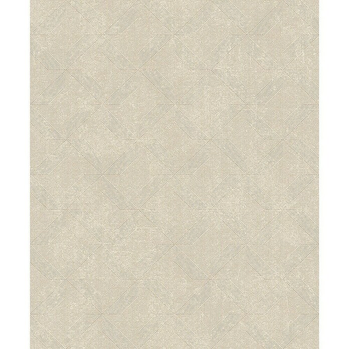 Vliesbehang Danillo Beige (Beige, 10 m x 53 cm) | BAUHAUS