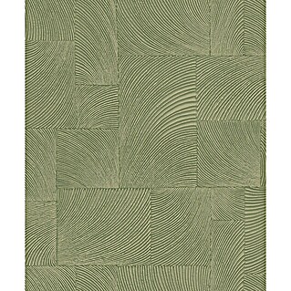 Dutch Wallcoverings Vliesbehang Murio (Groen, 10 m x 53 cm)