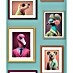 Vliesbehang Lijstes/Dieren Groen 
