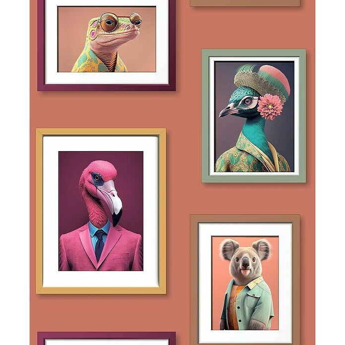 Vliesbehang Lijstes/Dieren Terra (Terra, Diermotief, 10 m x 53 cm) | BAUHAUS