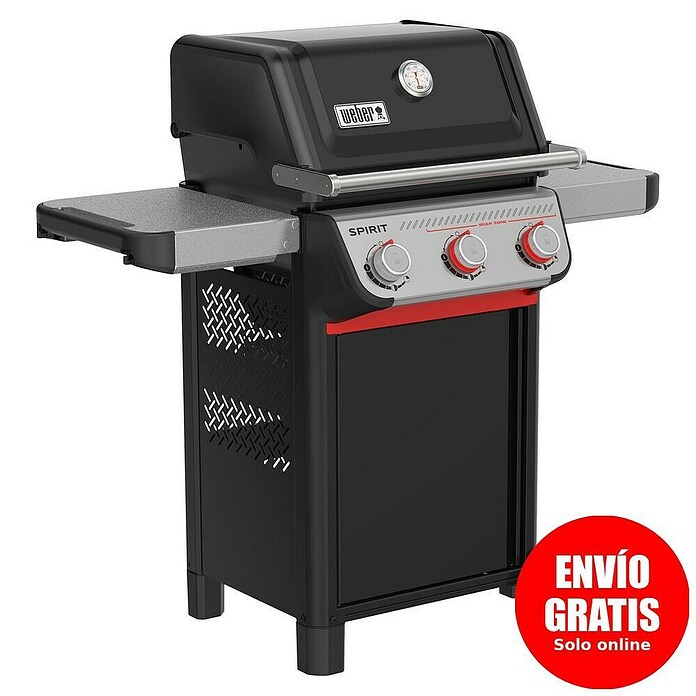 Weber Barbacoa de gas Spirit E-325 (Superficie de la parrilla (An x Pr): 52 x 45 cm, 9,1 kW, Número de quemadores: 3) | BAUHAUS