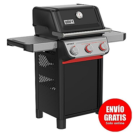 Weber Barbacoa de gas Spirit E-325 (Superficie de la parrilla (An x Pr): 52 x 45 cm, 9,1 kW, Número de quemadores: 3)