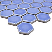 Mosaikfliese (26 x 30 cm, Blau, Glänzend)