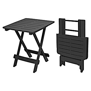 Campingtafel Tevere (l x b x h: 79 x 72 x 70 cm, Antraciet)