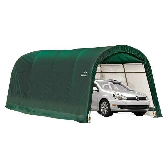 ShelterLogic Folien-Garage610 x 300 cm Left Side View