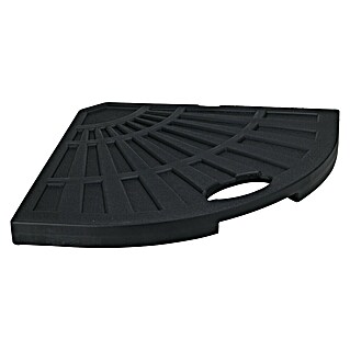 Parasolvoet (51,5 x 51,5 cm, Zwart)