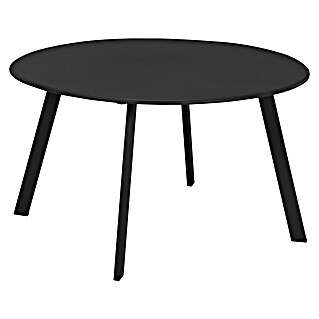Tuintafel (Antraciet, Ø x h: 70 x 40 cm)