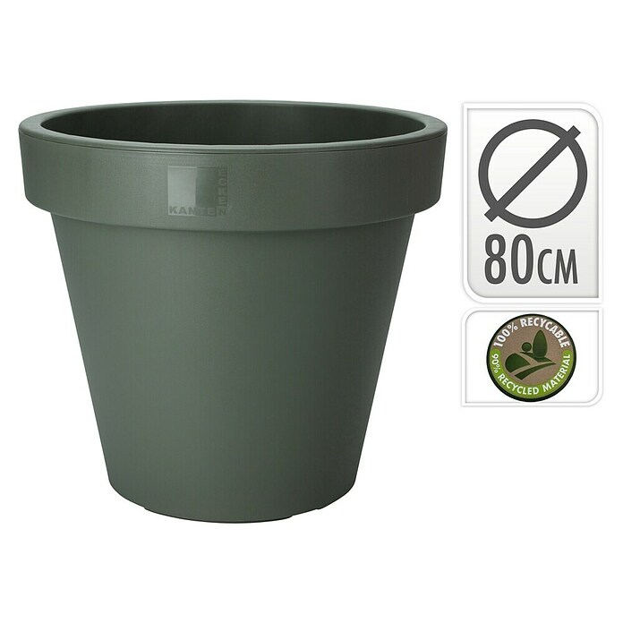 Bloempot (Ø x h: 80 x 69 cm, Groen) | BAUHAUS