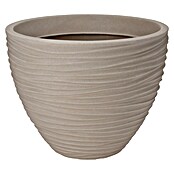 Bloempot Sylt (Ø x h: 40 x 31 cm, Zand) | BAUHAUS
