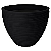 Bloempot Sylt (Ø x h: 40 x 31 cm, Antraciet) | BAUHAUS