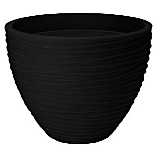 Plantenpot Sylt (Antraciet, Buitenmaat (Ø x h): 40 x 31 cm)