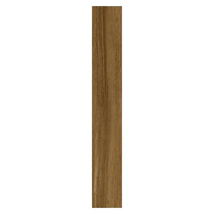 Suelo vinílico autoadhesivo Forest - 152,4 x 914,4 x 2 mm, Marrón - Imagen vertical de una tabla de madera con grano fino y tonos marrones cálidos. Ideal para texturas y fondos.