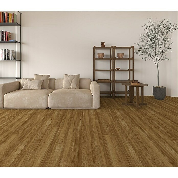 Suelo vinílico autoadhesivo Forest (152,4 x 914,4 x 2 mm, Marrón) | BAUHAUS