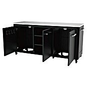 Cozze Outdoorküchen-Modul (Schwarz, B x T x H: 180 x 60 x 90 cm) | BAUHAUS