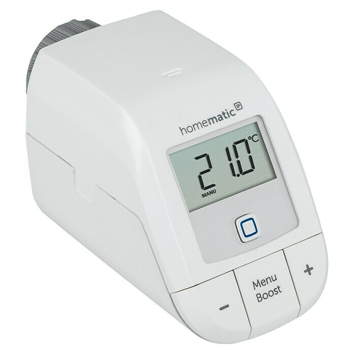 Homematic IP Heizkörper-Thermostat HmIP-eTRV-BVentilanschluss: M30 x 1,5 mm, Batteriebetrieben, 102 x 57 x 68 mm Right Side View