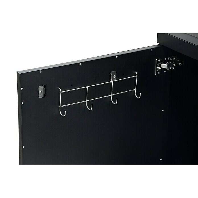 Cozze Outdoorküchen-Modul (Schwarz, B x T x H: 180 x 60 x 90 cm) | BAUHAUS