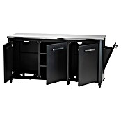 Cozze Outdoorküchen-Modul (Schwarz, B x T x H: 180 x 60 x 90 cm) | BAUHAUS