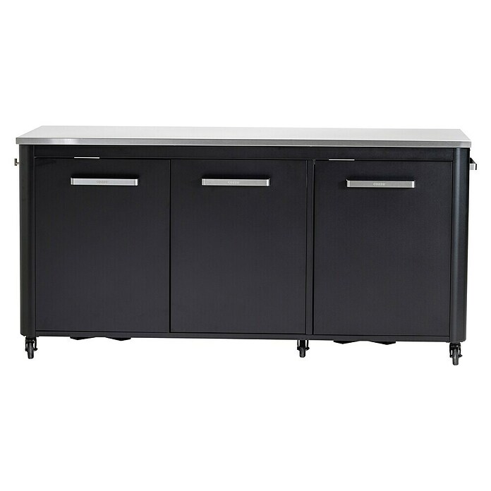 Cozze Outdoorküchen-Modul (Schwarz, B x T x H: 180 x 60 x 90 cm) | BAUHAUS