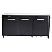 Cozze Outdoorküchen-Modul (Schwarz, B x T x H: 180 x 60 x 90 cm) | BAUHAUS