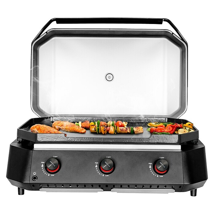 Cozze Plancha-Grill 800 (Grillfläche (B x T): 80 x 50 cm, 7,5 kW, Schwarz) | BAUHAUS
