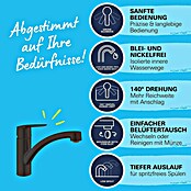 Grohe QuickFix Start Slavina za sudoper  (Dužina do izljeva slavine: 227 mm, Područje zakretanja: 140 °) | BAUHAUS