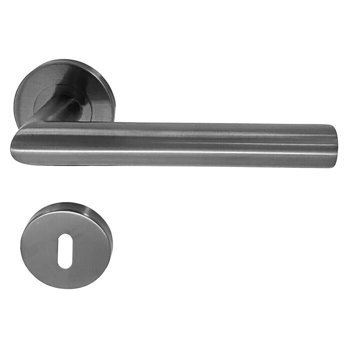 Deurklink Courante Titanium (Metaal) | BAUHAUS