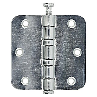 Deurscharnier incl. pen (Roestvrij staal, b x h: 76 x 76 mm)